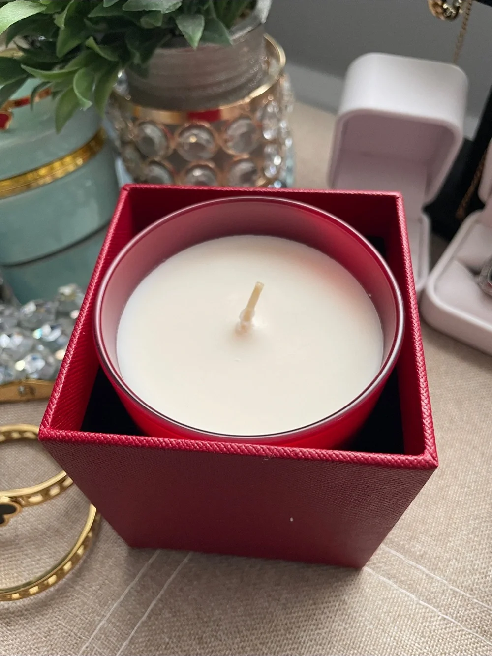 ✨♥️Cartier Panther Candle w/Gift Box Gold Logo♥️✨NEW